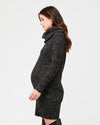 Ripe Maternity Cowl Neck Knit Dress - Black