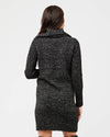 Ripe Maternity Cowl Neck Knit Dress - Black