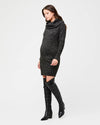 Ripe Maternity Cowl Neck Knit Dress - Black