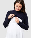 Ripe Maternity &#39;Mandy&#39; Detachable Nursing Knit - Navy