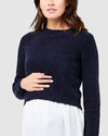 Ripe Maternity &#39;Mandy&#39; Detachable Nursing Knit - Navy