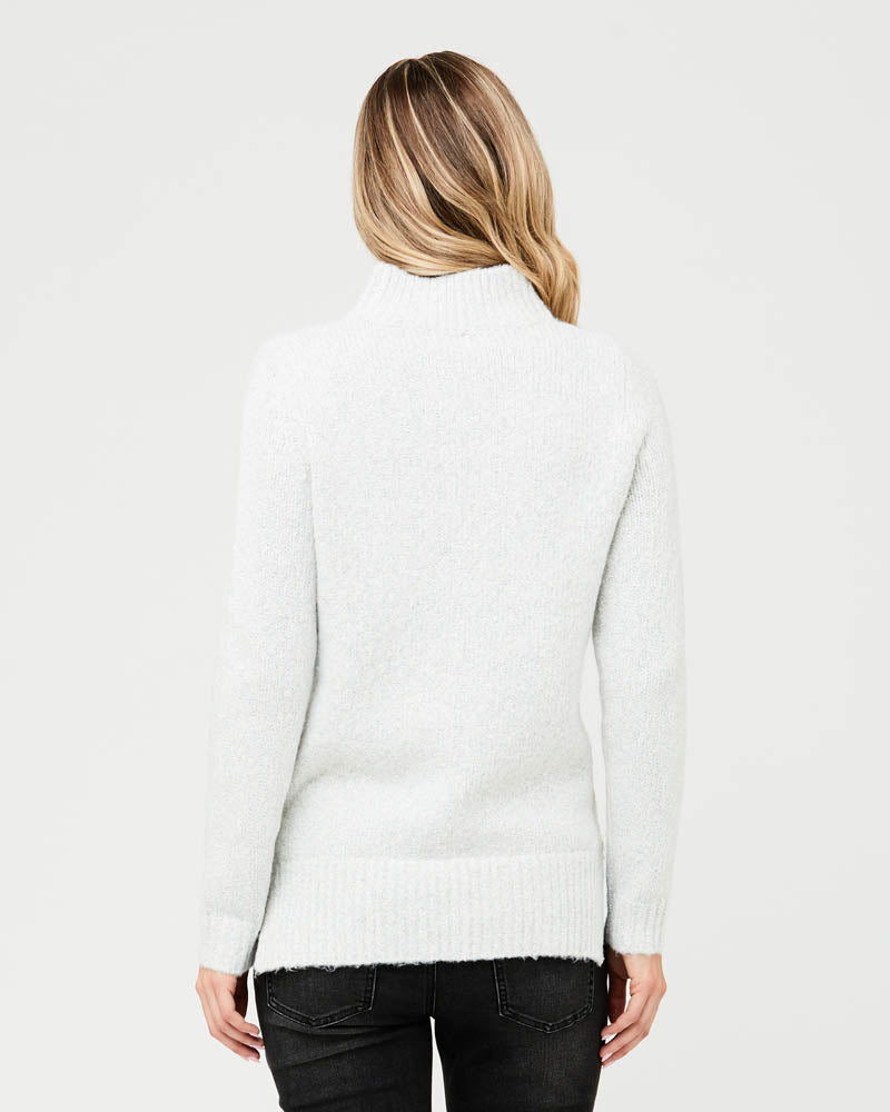 Cable Nursing Knit - Snow