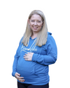 Mamushka Active Maternity &amp; Nursing Hoodie - Peacock Blue