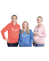 Mamushka Fleece Lined Maternity &amp; Nursing Hoodie - Coral