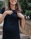 Mim &amp; Bas &#39;The Essential&#39; Maternity Dress - Charcoal
