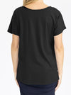 Angel Maternity Reversible T-Shirt - Black