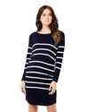 Ripe Maternity Valerie Up/Down Nursing Tunic in Navy / White