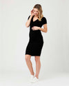 Ripe Maternity &#39;Embraced&#39; Nursing Dress - Black