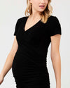 Black &#39;Embraced&#39; Nursing Dress - Ripe Maternity