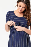 Ripe Maternity Crop Top Nursing Dress - Indigo