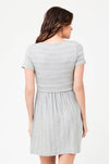 Ripe Maternity Crop Top Nursing Dress - Silver Marle