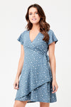 Ripe Maternity &#39;Liv&#39; Wrap Dress - Petrol