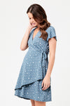 Ripe Maternity &#39;Liv&#39; Wrap Dress - Petrol