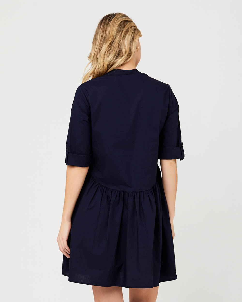 &#39;Paige&#39; Nursing Dress - Navy