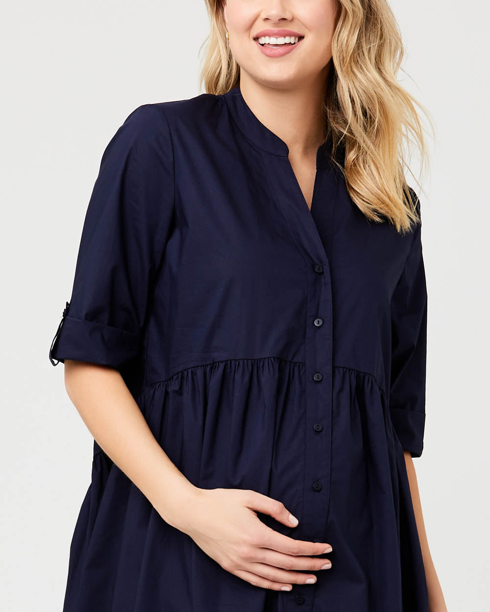&#39;Paige&#39; Nursing Dress - Navy