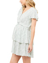 Ripe Maternity &#39;Lulu&#39; Nursing Dress - Mint / White