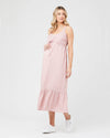 Ripe Maternity &#39;Gingham&#39; Nursing Dress - Pink / White