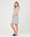 Ripe Maternity &#39;Shelly Summer&#39; Nursing Dress - White &amp; Black