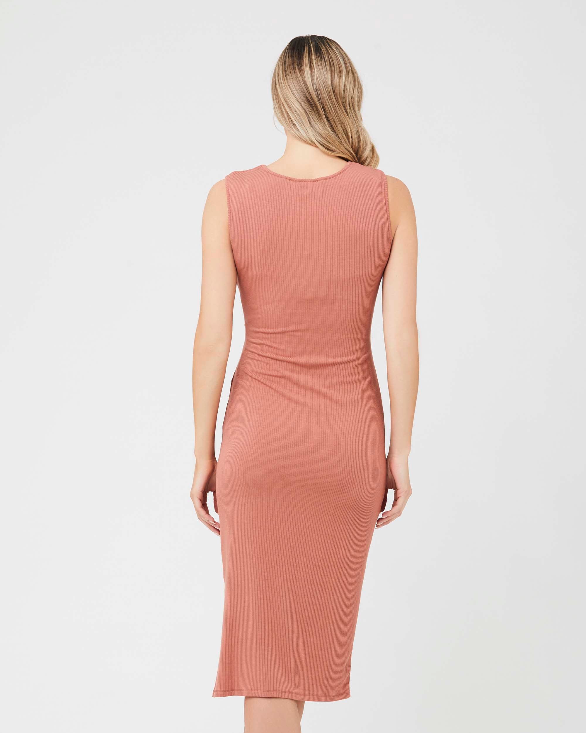 &#39;Tilly&#39; Maternity Dress - Dusty Coral