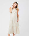 &#39;Tracy&#39; Tiered Nursing Dress - Natural