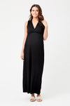 &#39;Virtue&#39; Nursing Maxi Dress - Black