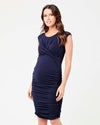 Ripe Maternity Cross Your Heart Dress - Ink