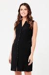Ripe Maternity &#39;April&#39; Nursing Tunic Dress - Black