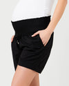 &#39;Philly&#39; Maternity Shorts - Black