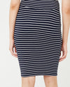 Navy/White stripe &#39;Mia&#39; Stripe Skirt - Ripe Maternity