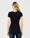 Ripe Maternity &#39;Embrace&#39; Short Sleeve Nursing Tee - New Navy