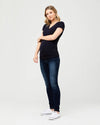 Ripe Maternity &#39;Embrace&#39; Short Sleeve Nursing Tee - New Navy