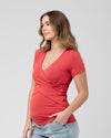 Ripe Maternity &#39;Embrace&#39; Short Sleeve Nursing Tee - Rust
