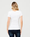 Ripe Maternity &#39;Embrace&#39; Short Sleeve Nursing Tee - White