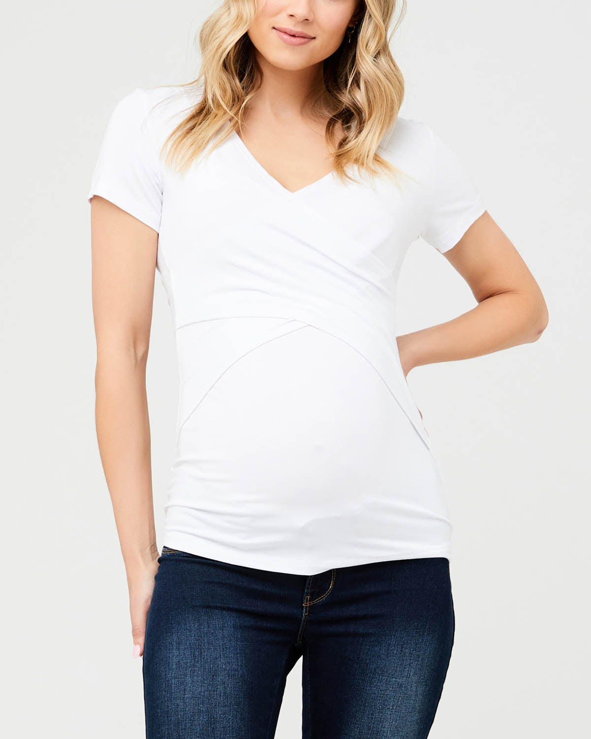 White ‘Embrace&#39; Nursing Tee