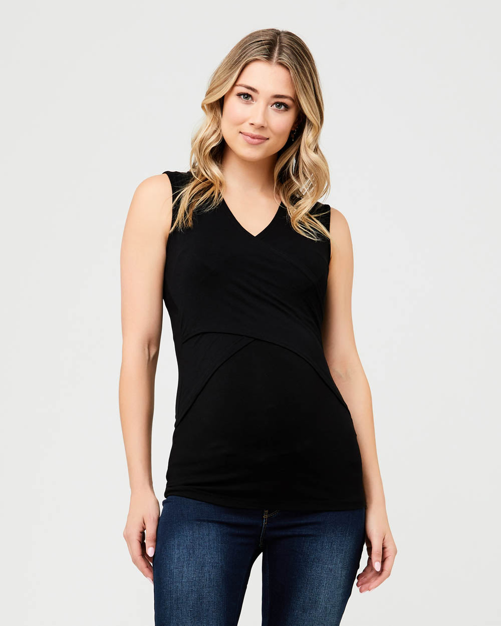 'Embrace' Nursing Tank - Black