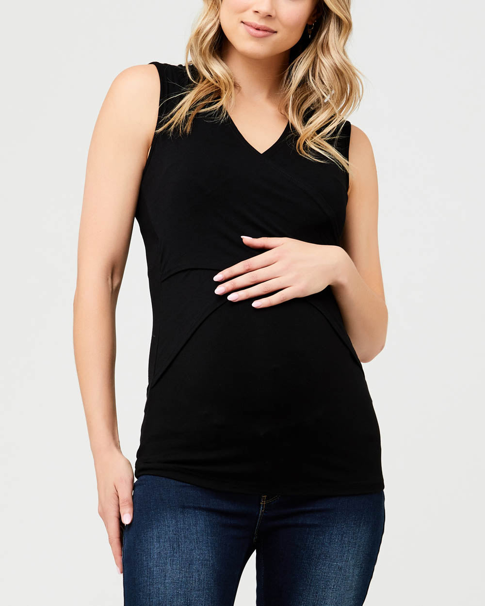 'Embrace' Nursing Tank - Black