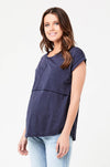 Ripe Maternity &#39;Richie&#39; Nursing Tee - Indigo