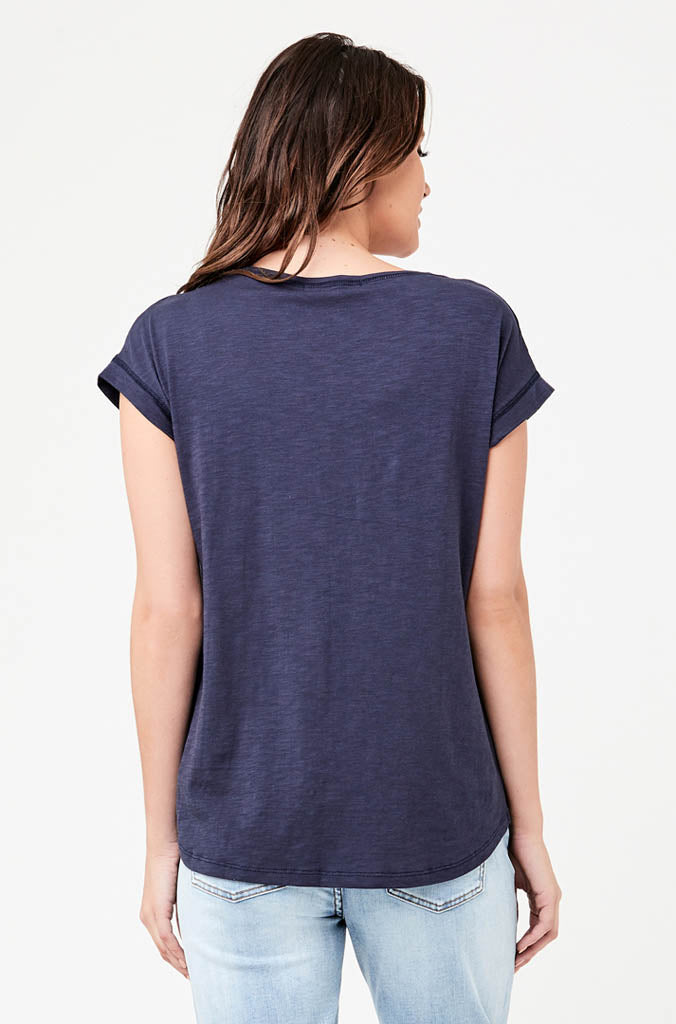 &#39;Richie&#39; Nursing Tee - Indigo