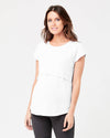 Ripe Maternity &#39;Richie&#39; Nursing Tee - White