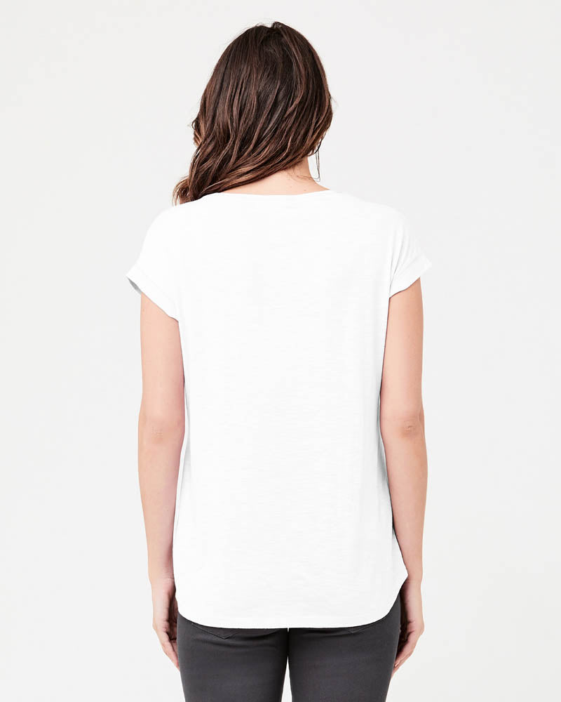 &#39;Richie&#39; Nursing Tee - White