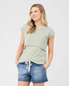 Ripe Maternity &#39;Richie&#39; Nursing Tee - Leaf/Moss