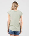 Ripe Maternity &#39;Richie&#39; Nursing Tee - Leaf/Moss