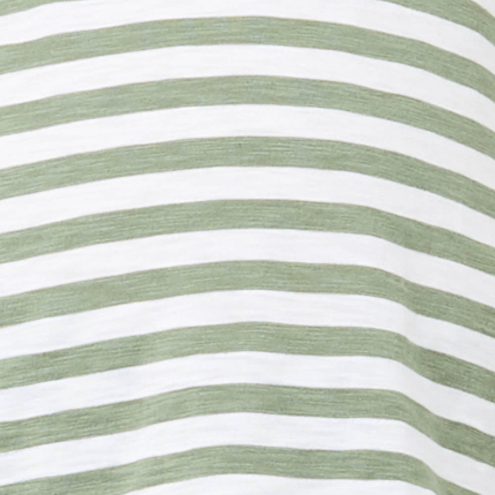 &#39;Lionel&#39; Nursing Tee - Moss/White