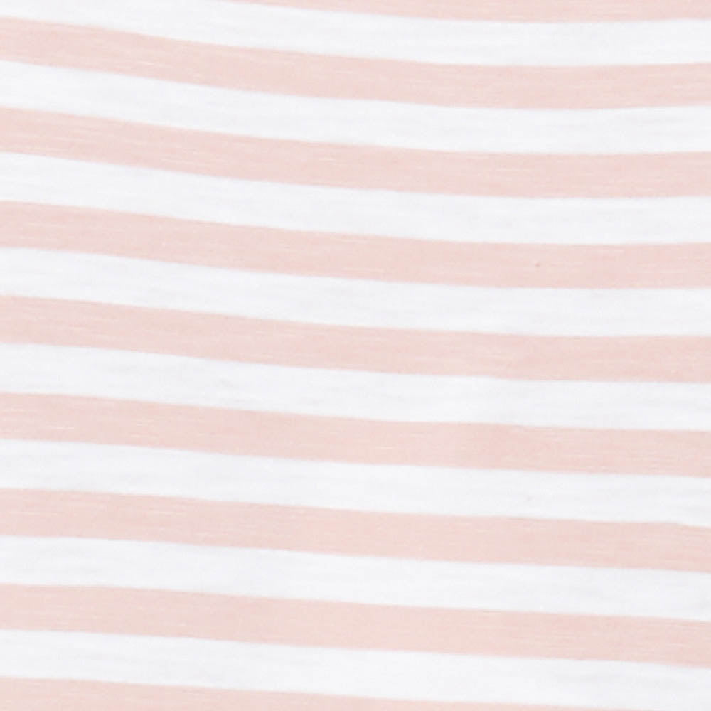 &#39;Lionel&#39; Nursing Tee - Dusty Pink/White