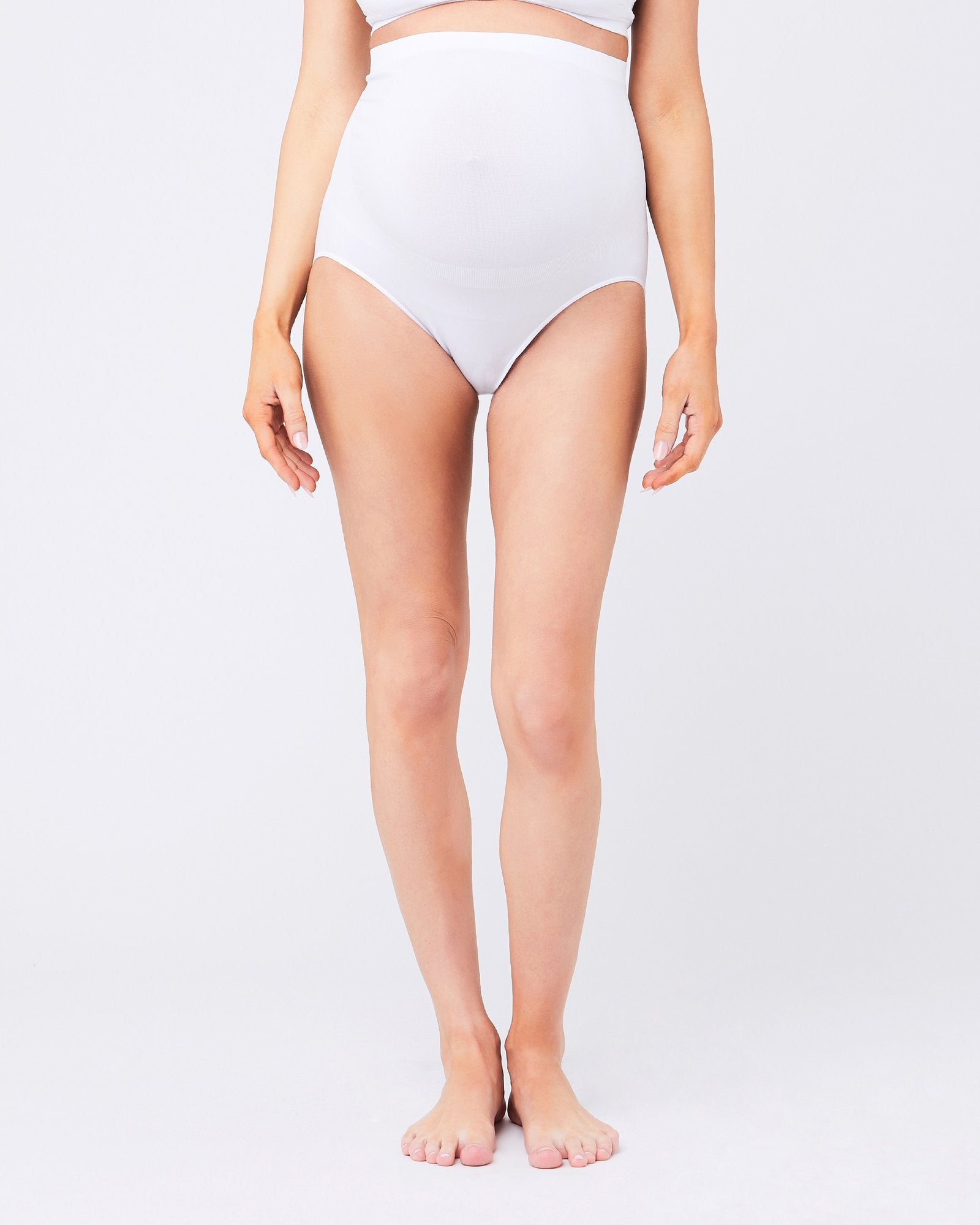 Maternity Seamless Brief - Black &amp; Natural