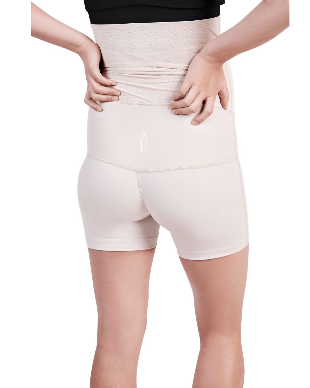 SRC Pregnancy Shorts - Mini - Over The Bump - Champagne