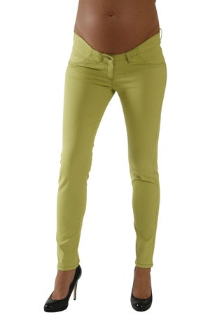 Szabo Maternity Pencil Jeans - Green