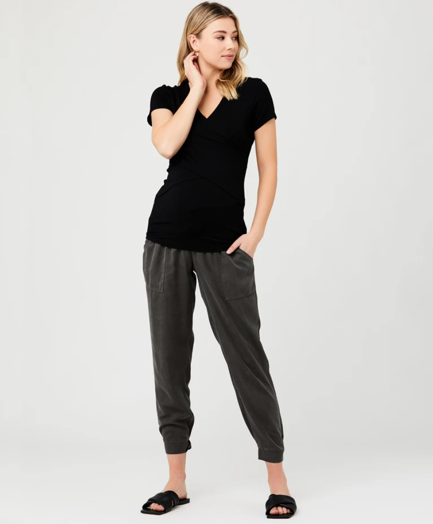 Black ‘Embrace&#39; Nursing Tee