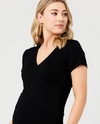 Black - Ripe Maternity &#39;Embrace&#39; Short Sleeve Nursing Tee