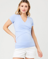 Ripe Maternity &#39;Embrace&#39; Short Sleeve Nursing Tee - Blue Bell